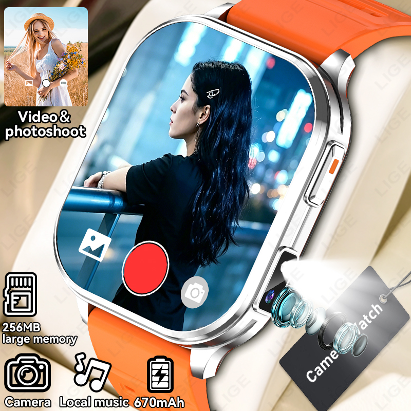 Women Fashion Video - LIGE New Camera Smart Watch Men