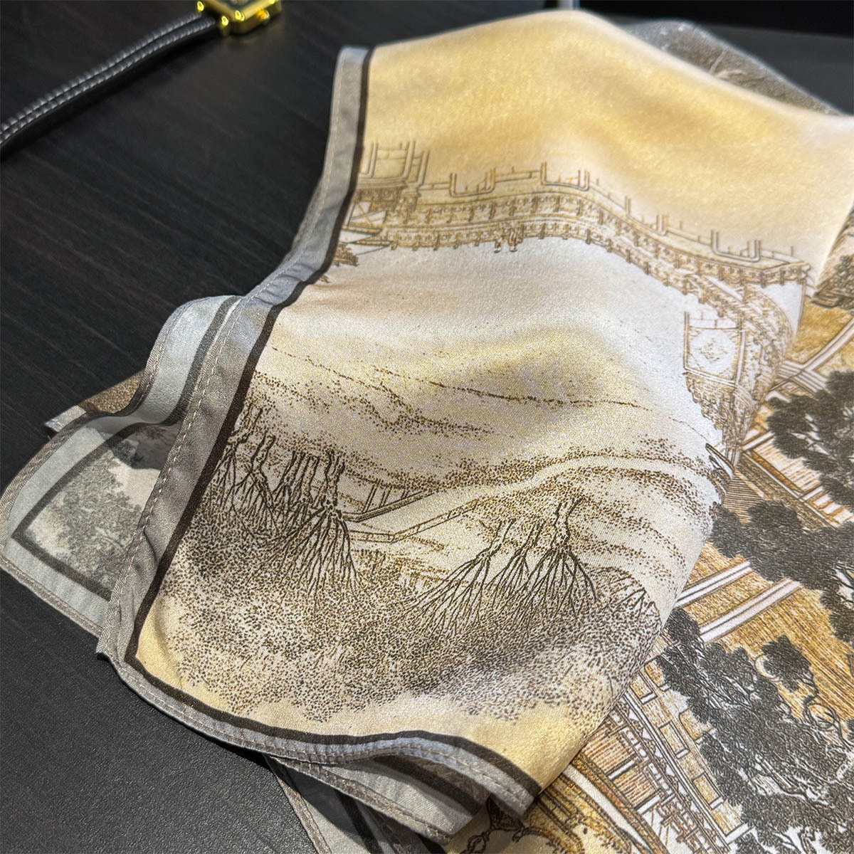 Women'S Fashion Poncho - Brand 100% Natural Silk Scarf Women