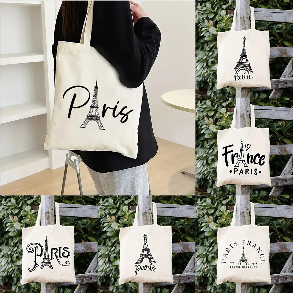 Women'S Fashion Paris - Paris France Canvas Tote Bag Women