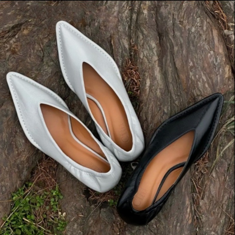 Women'S Fashion Loafers - 2025 New Pointed Toe Single Shoes