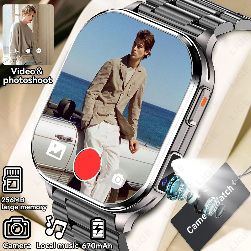 Women Fashion Video - LIGE New Smart Watch With Camera