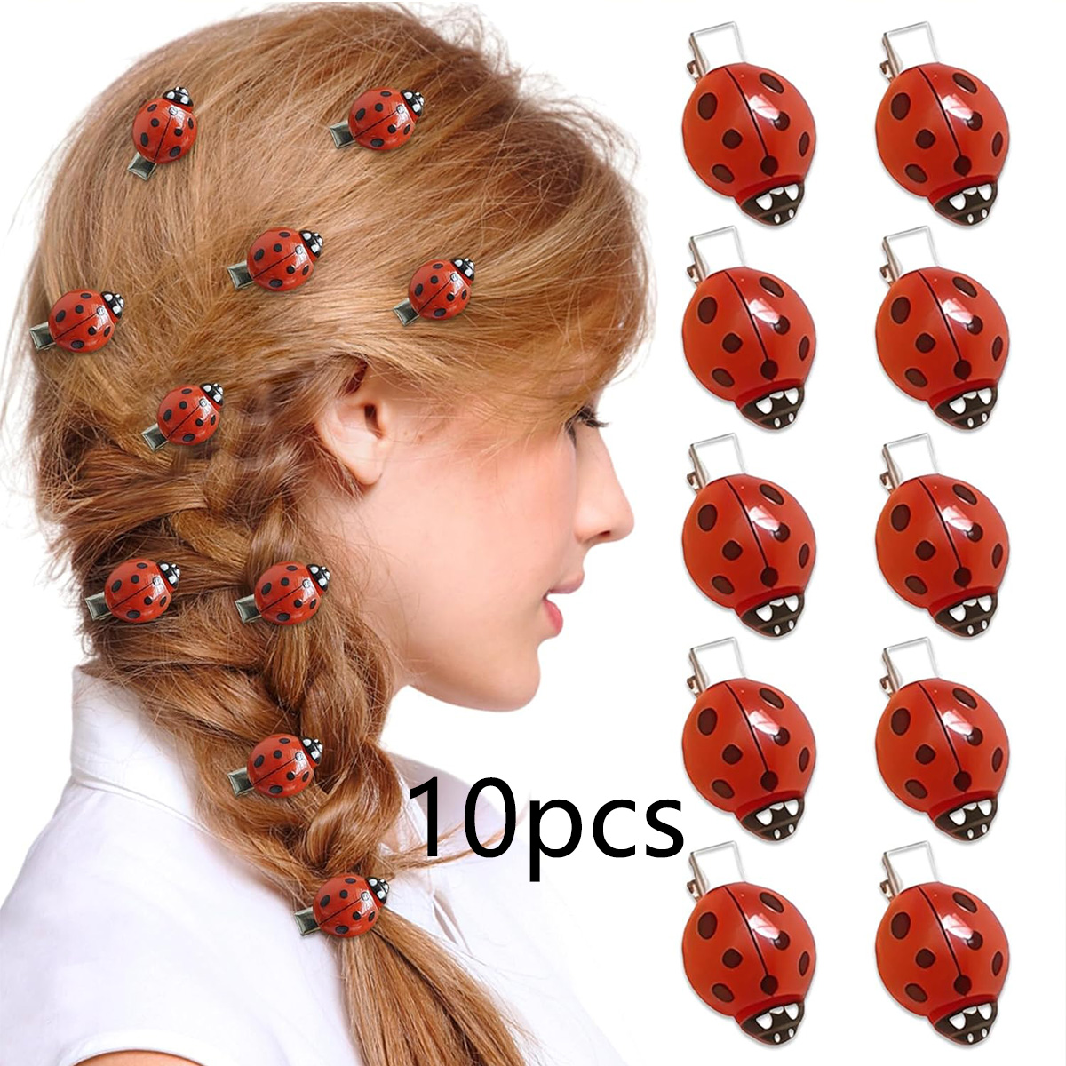 Women Fashion Fun - cross-border fashionable cute bee ladybug hair