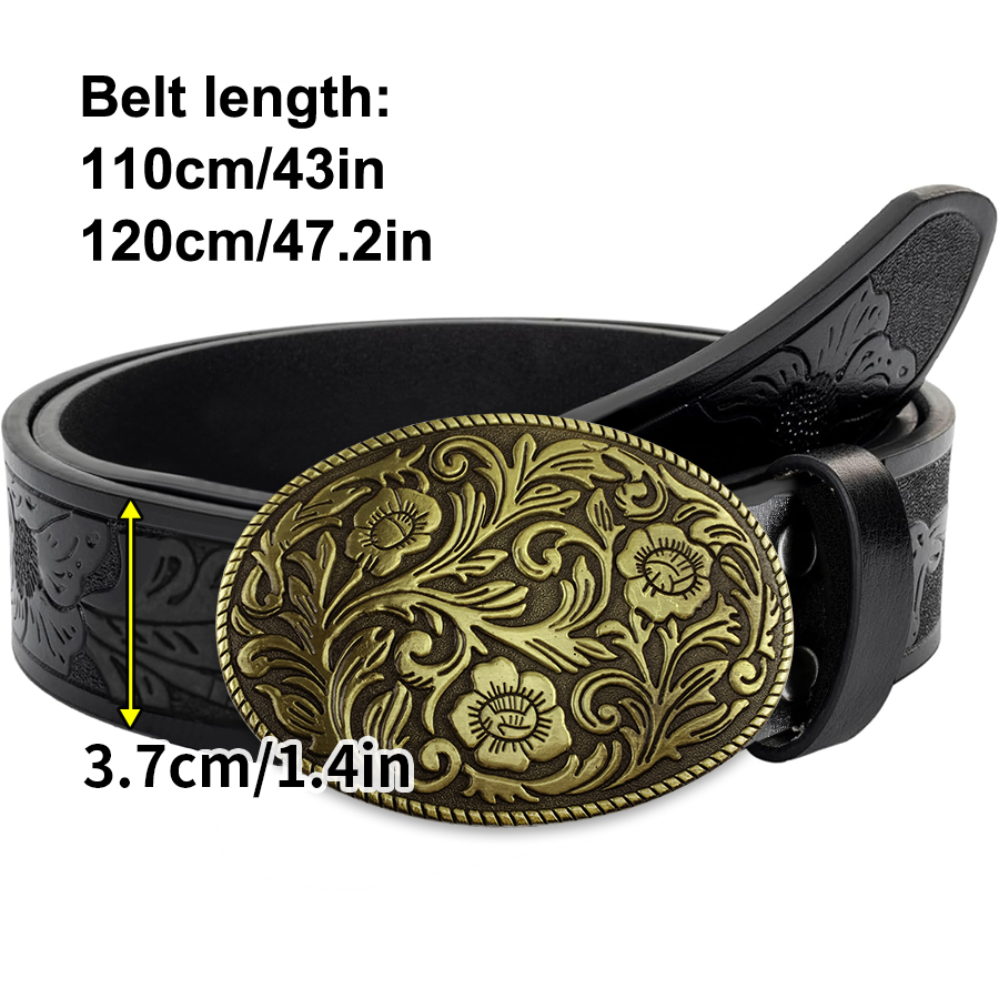 Tang Grass Pattern Buckle Belt - Women Fashion Nz incelemesi ve fiyatı
