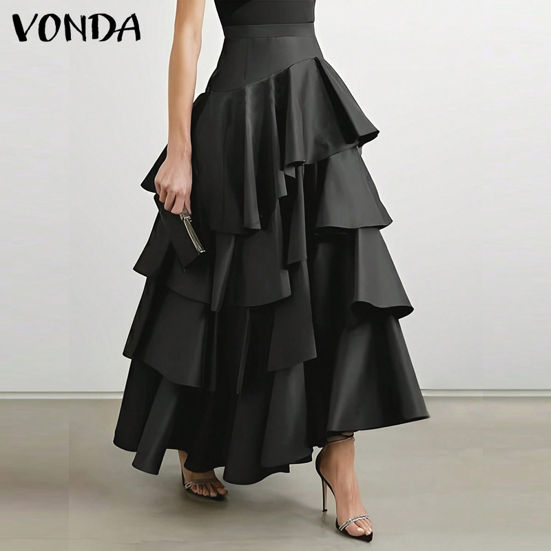 VONDA Plus Size 5XL Women Long - Women'S Fashion Layering incelemesi ve fiyatı
