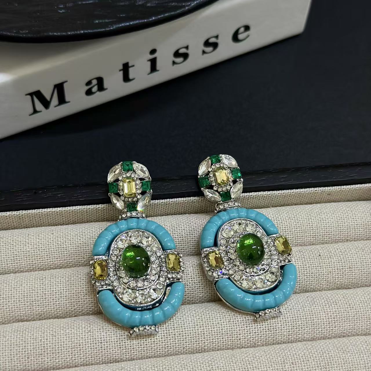 Vintage Turquoise Emerald Silv - Women'S Fashion Victorian Era incelemesi ve fiyatı