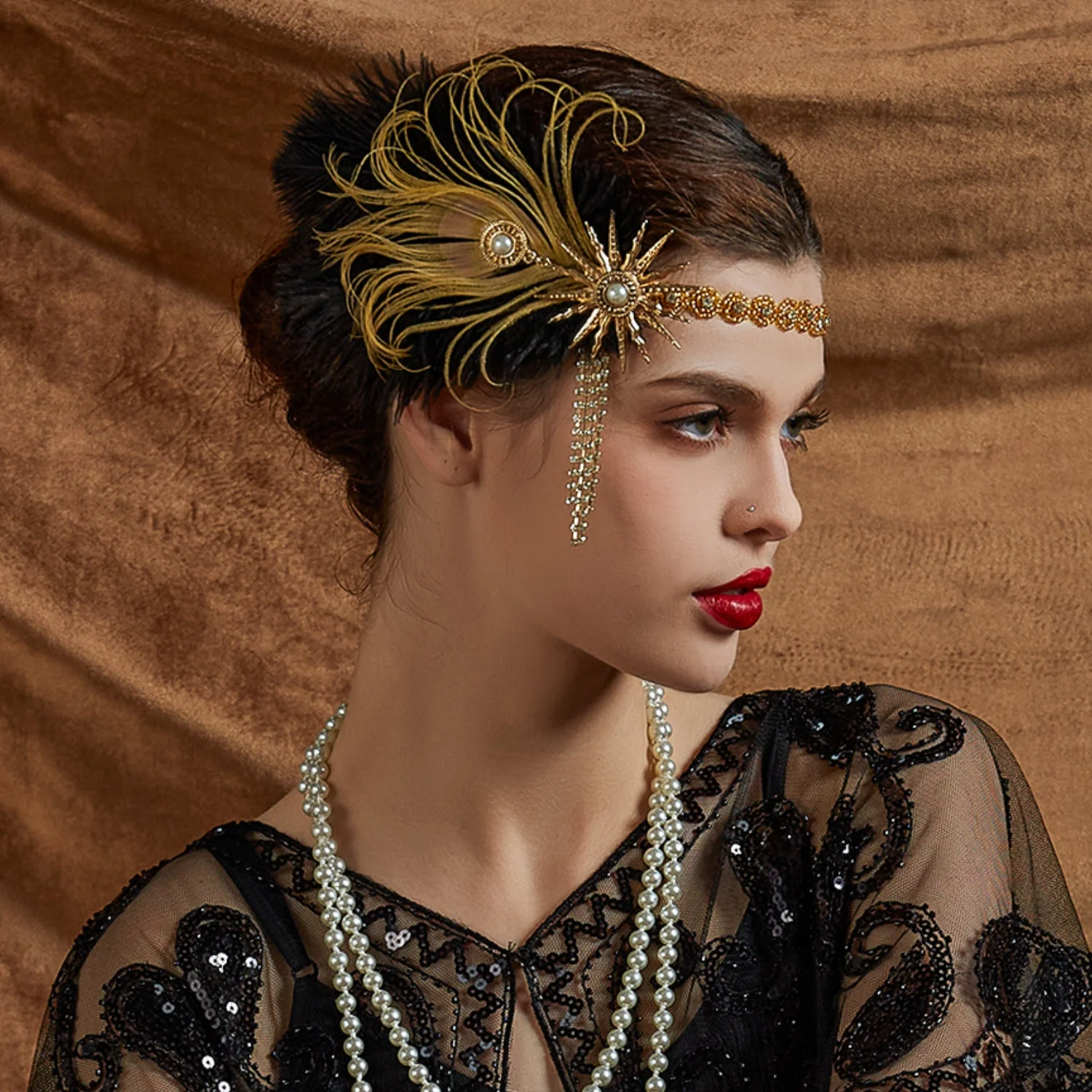 Rhinestone HairBand 1920s Vint - Women'S Fashion Of The 1920S incelemesi ve fiyatı