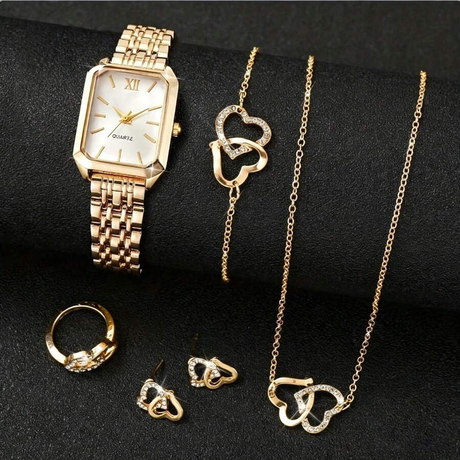Womens Square Case Quartz Watc - Women Fashion Necklace incelemesi ve fiyatı