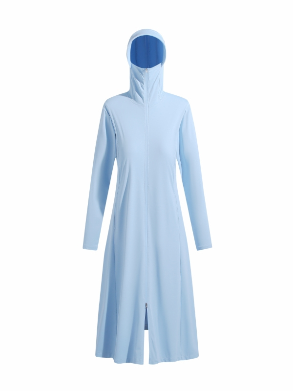 Long Lightweight Loose Ice Sil - Women'S Fashion Long Coat incelemesi ve fiyatı