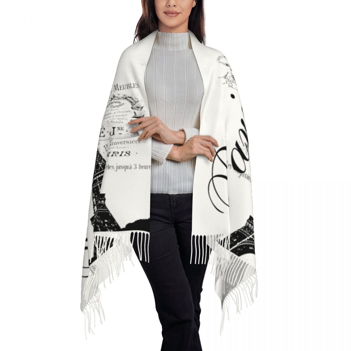 Custom Printed Vintage Eiffel  - Women'S Fashion Paris incelemesi ve fiyatı