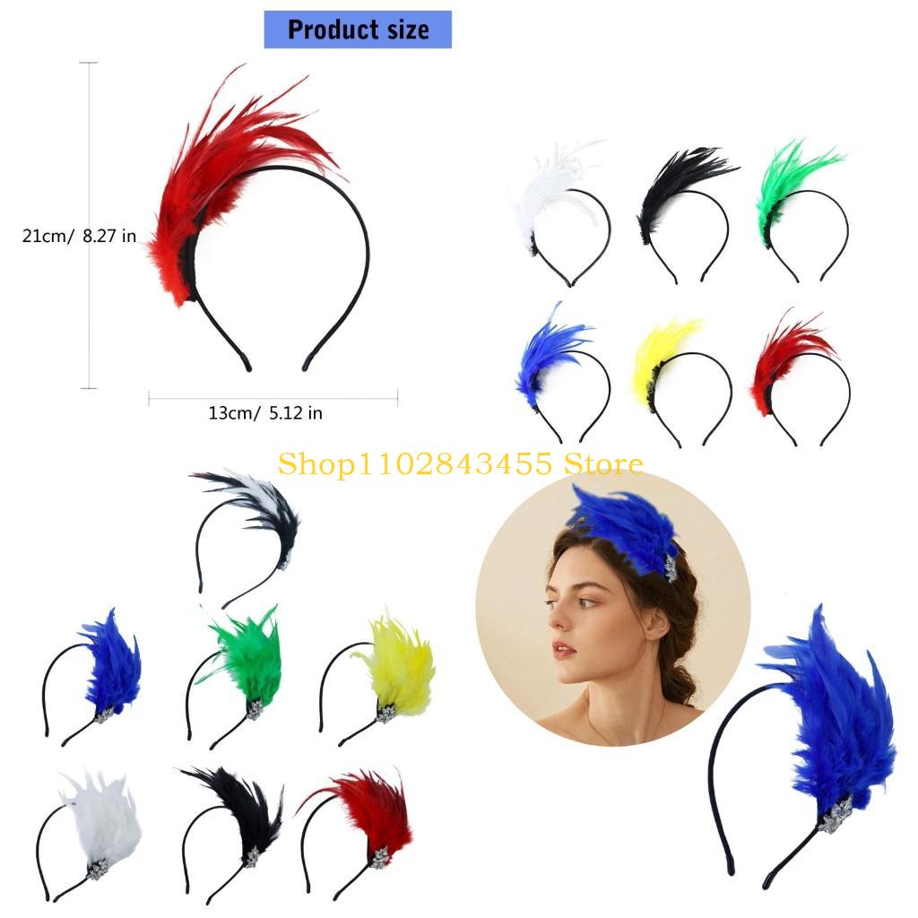 49MC Feathered Headband for Ma - Women'S Fashion Of The 1920S incelemesi ve fiyatı