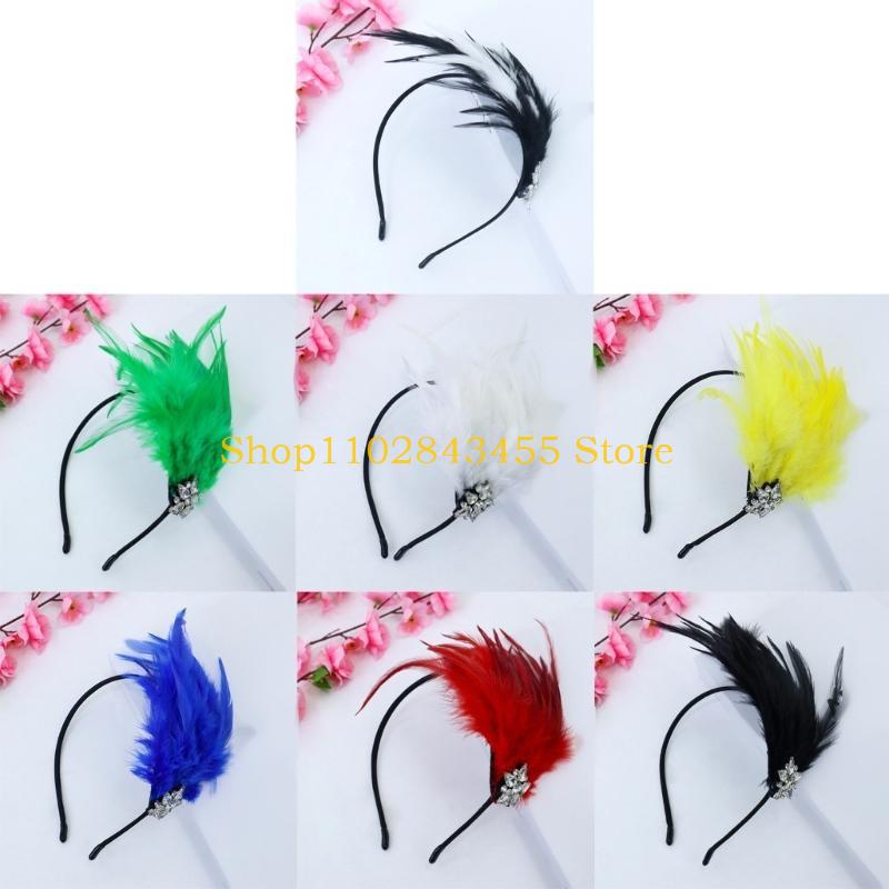 49MC Feathered Headband for Ma - Women'S Fashion Of The 1920S incelemesi ve fiyatı