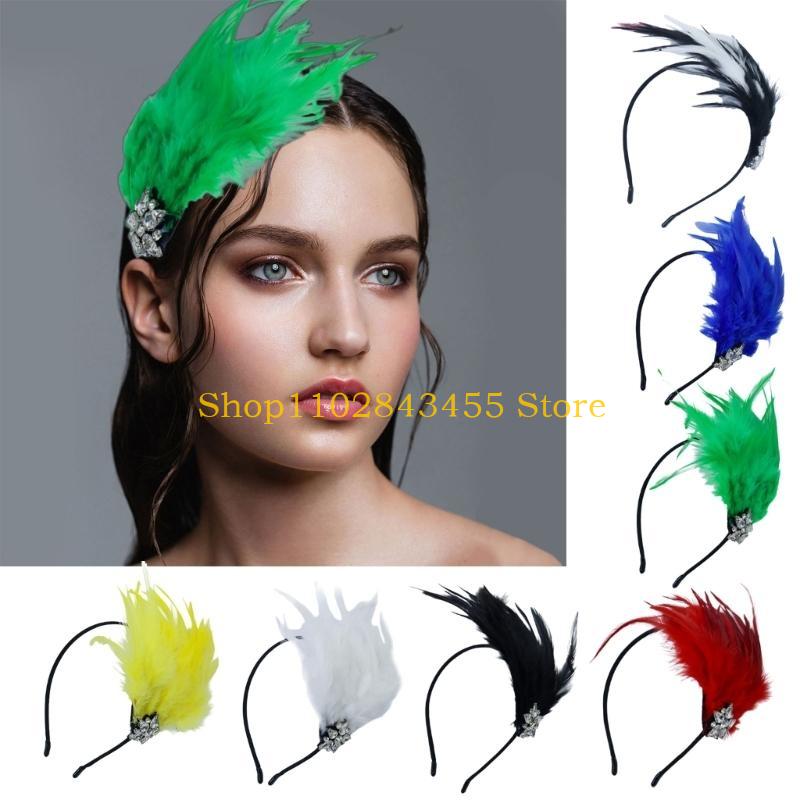 49MC Feathered Headband for Ma - Women'S Fashion Of The 1920S incelemesi ve fiyatı