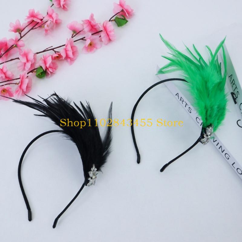 49MC Feathered Headband for Ma - Women'S Fashion Of The 1920S incelemesi ve fiyatı