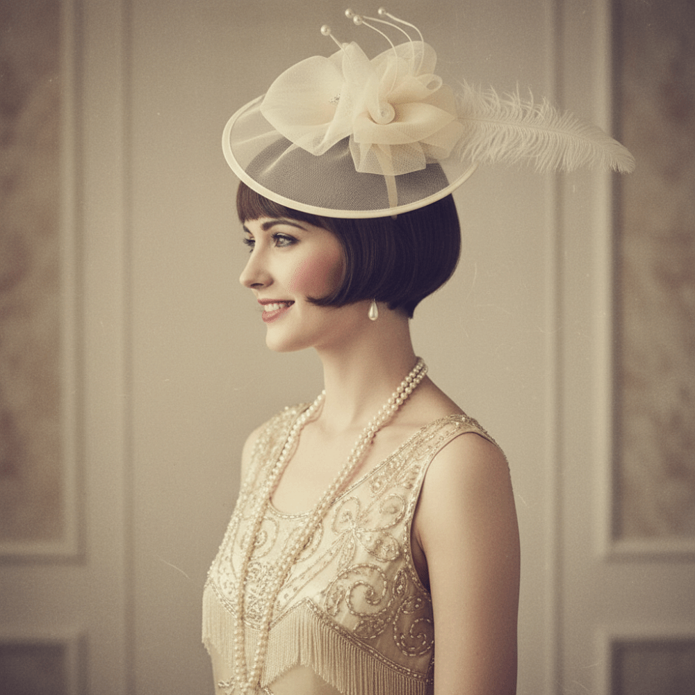 Fashion Exquisite Mesh Feather - Women'S Fashion Of The 1920S incelemesi ve fiyatı