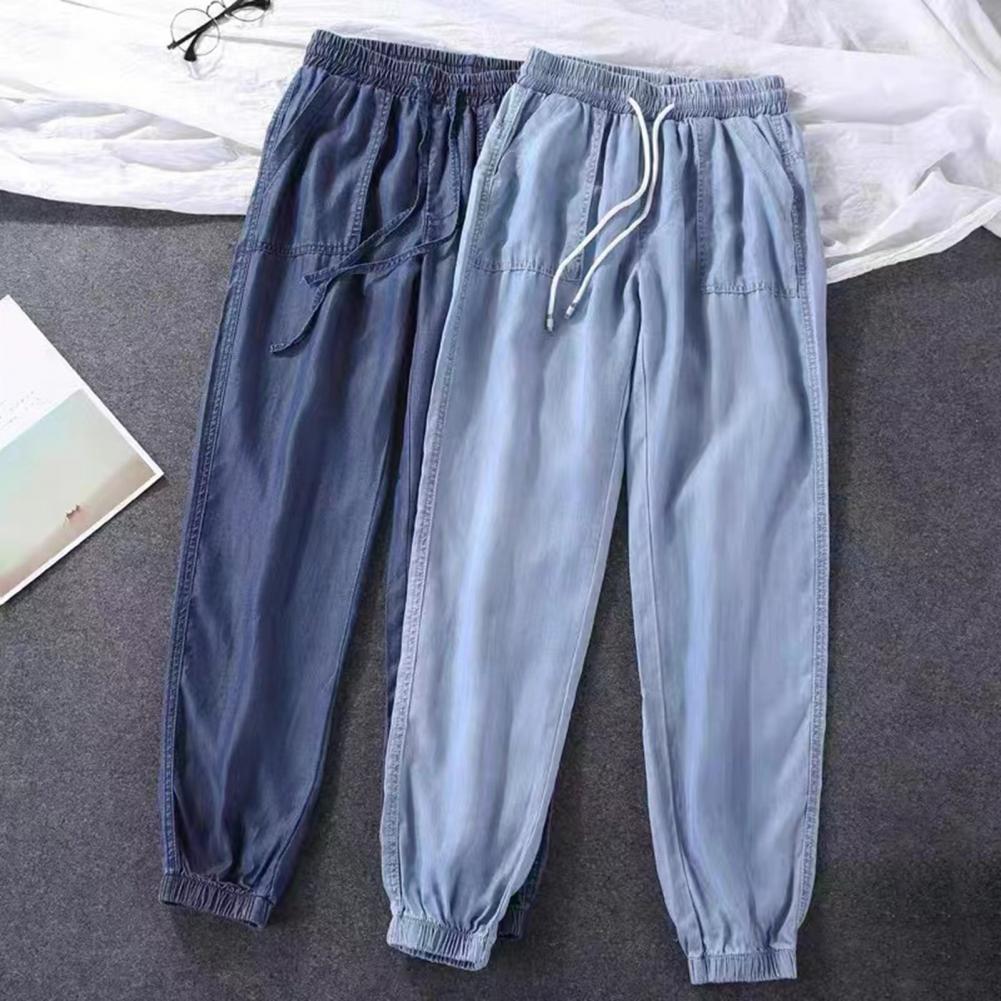 Summer Thin Ice Silk Jeans Wom - Mom Jeans Women incelemesi ve fiyatı