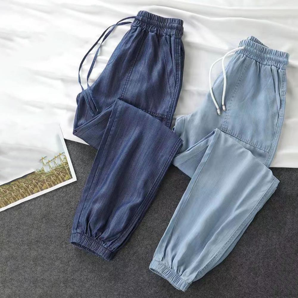 Summer Thin Ice Silk Jeans Wom - Mom Jeans Women incelemesi ve fiyatı