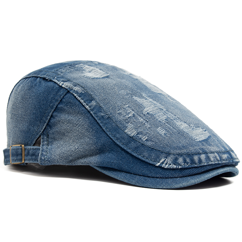 Fashion Men Ripped Denim Beret - Women Fashion Nz incelemesi ve fiyatı