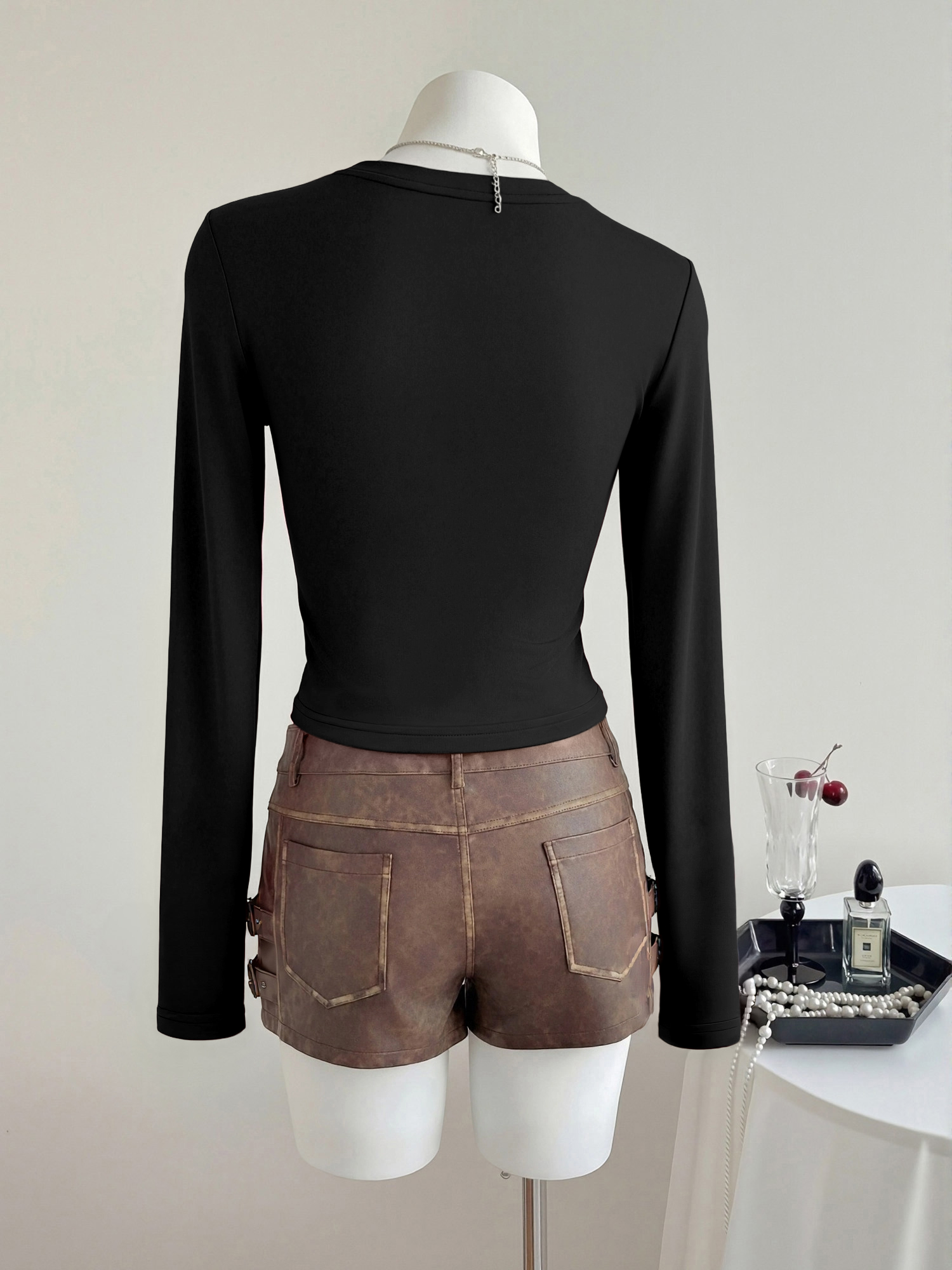 Y2K Cropped Long Sleeve T-Shir - Crop Top Women incelemesi ve fiyatı