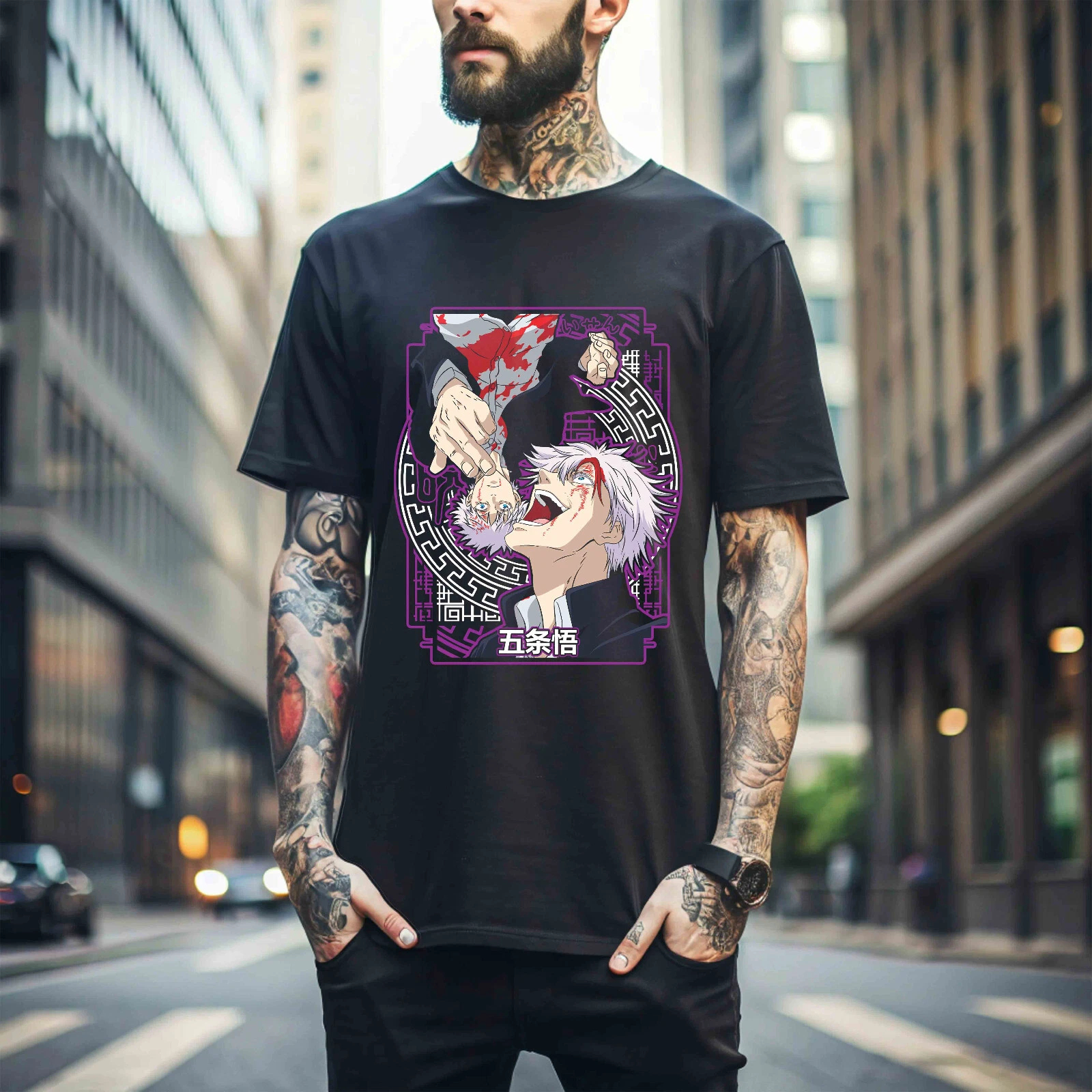 Gojo Satoru T-Shirt Jujutsu Ka - Women Fashion Fun incelemesi ve fiyatı