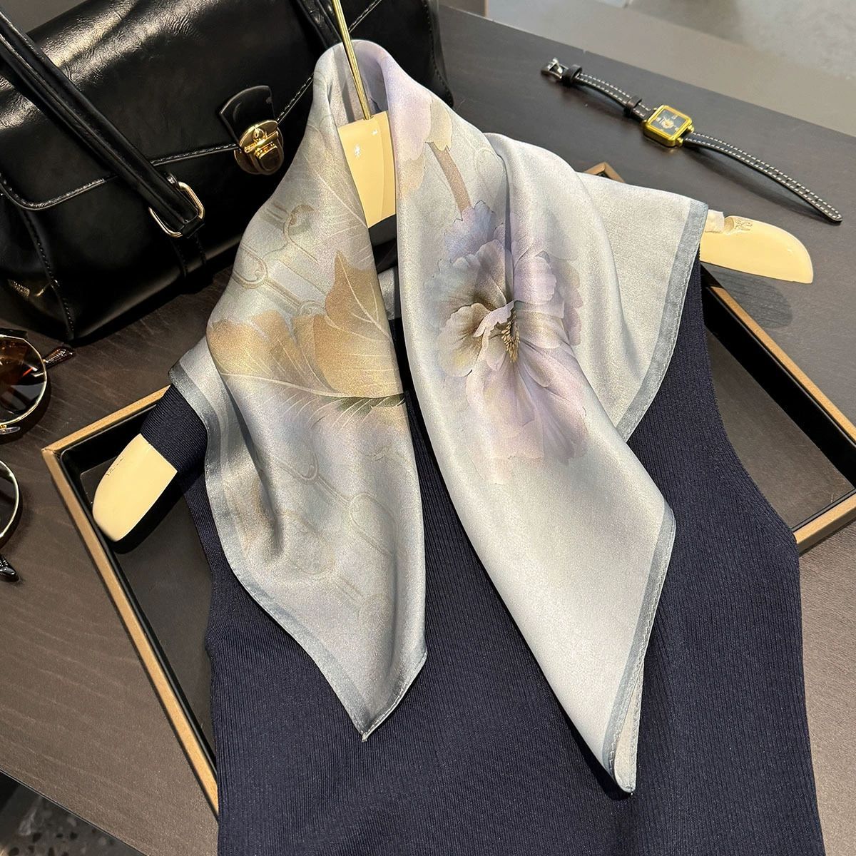 100% Pure Silk Scarf Summer Wo - Women'S Fashion Poncho incelemesi ve fiyatı