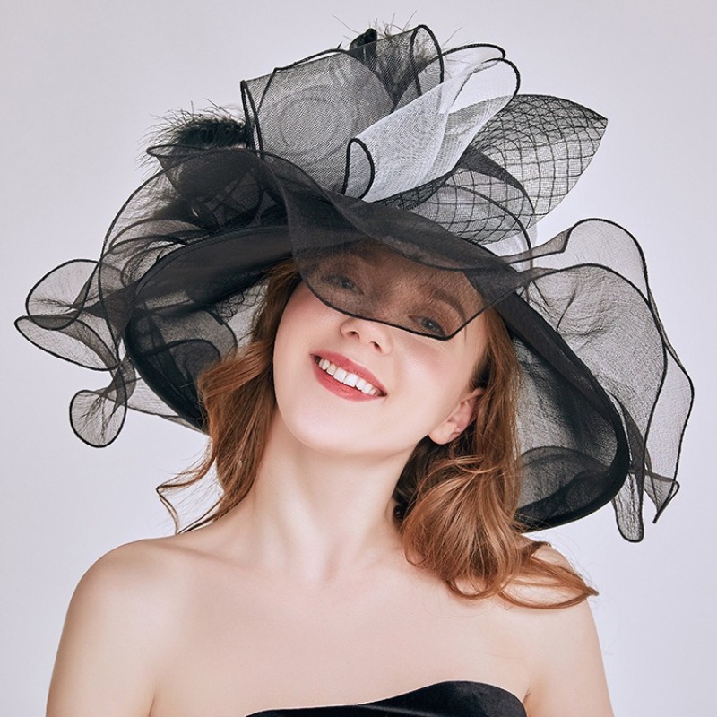 Fashion flower Fascinator Hats - Women'S Fashion Kentucky Derby incelemesi ve fiyatı