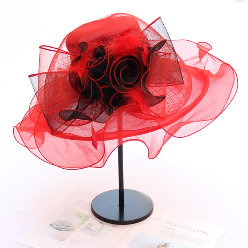 Fashion flower Fascinator Hats - Women'S Fashion Kentucky Derby incelemesi ve fiyatı