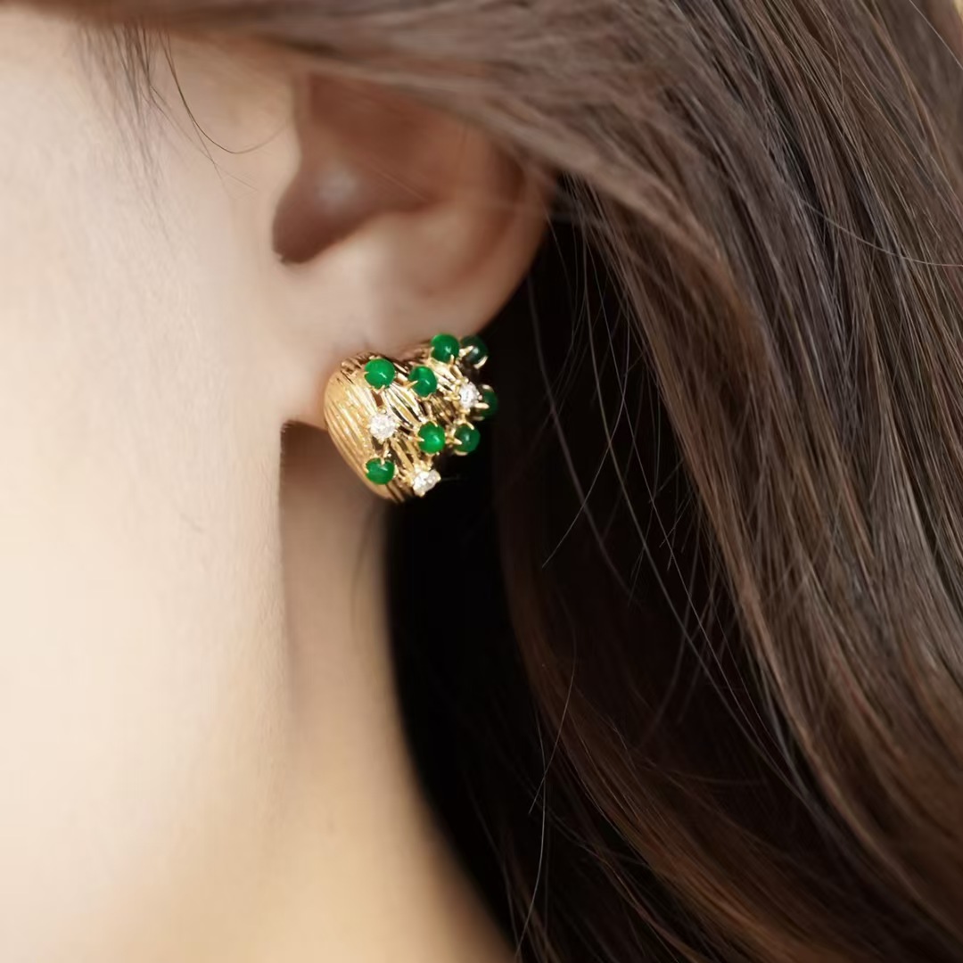 Retro14K Gold Filled Emerald D - Women'S Fashion Victorian Era incelemesi ve fiyatı
