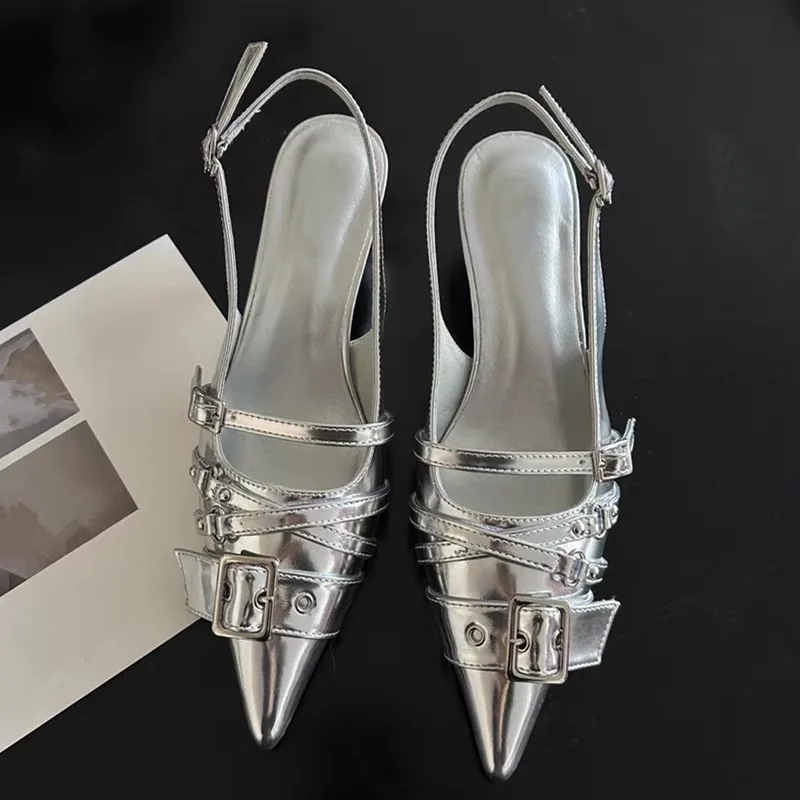 Pointed Toe High Heels Women W - Fashion Women Belt incelemesi ve fiyatı