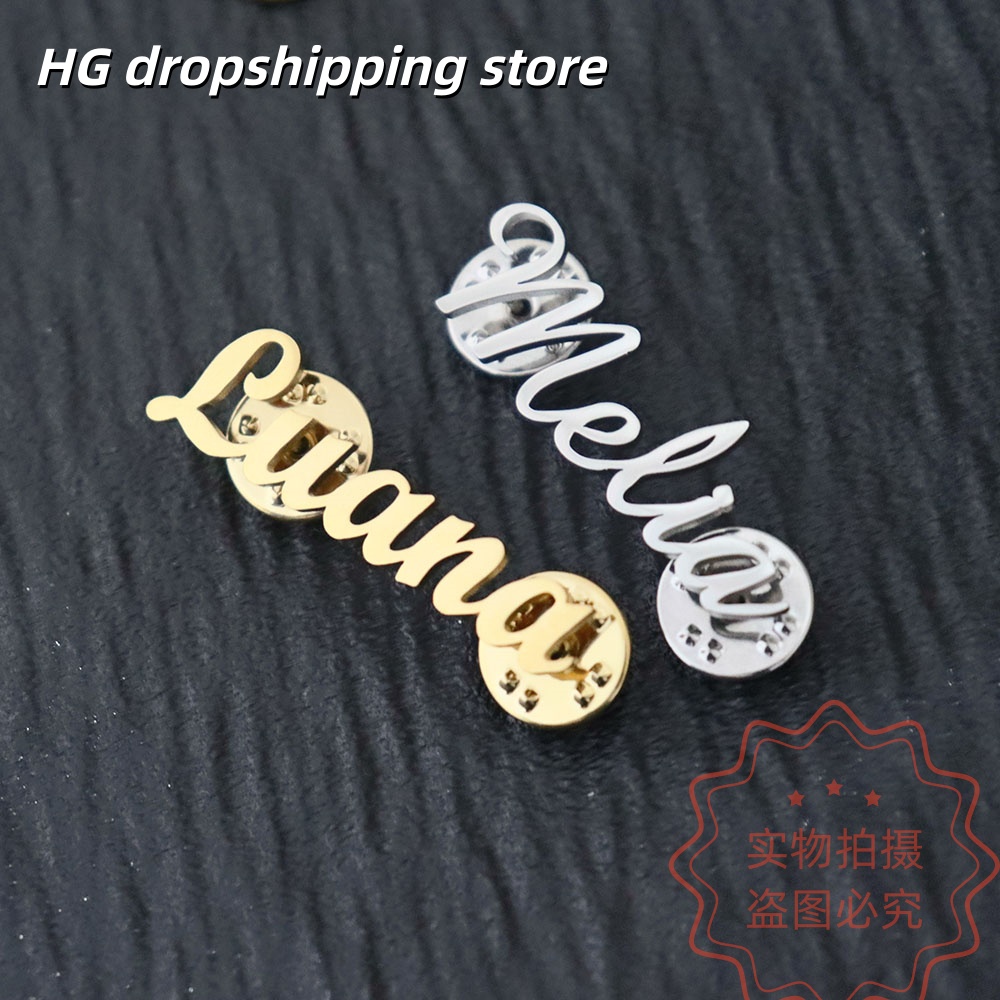 Custom Nameplate Brooch Person - Women Fashion Fun incelemesi ve fiyatı