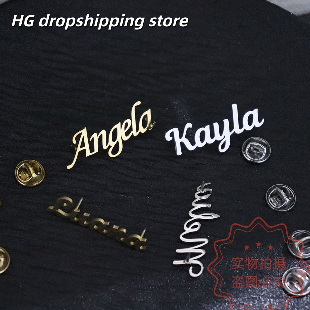 Custom Nameplate Brooch Person - Women Fashion Fun incelemesi ve fiyatı