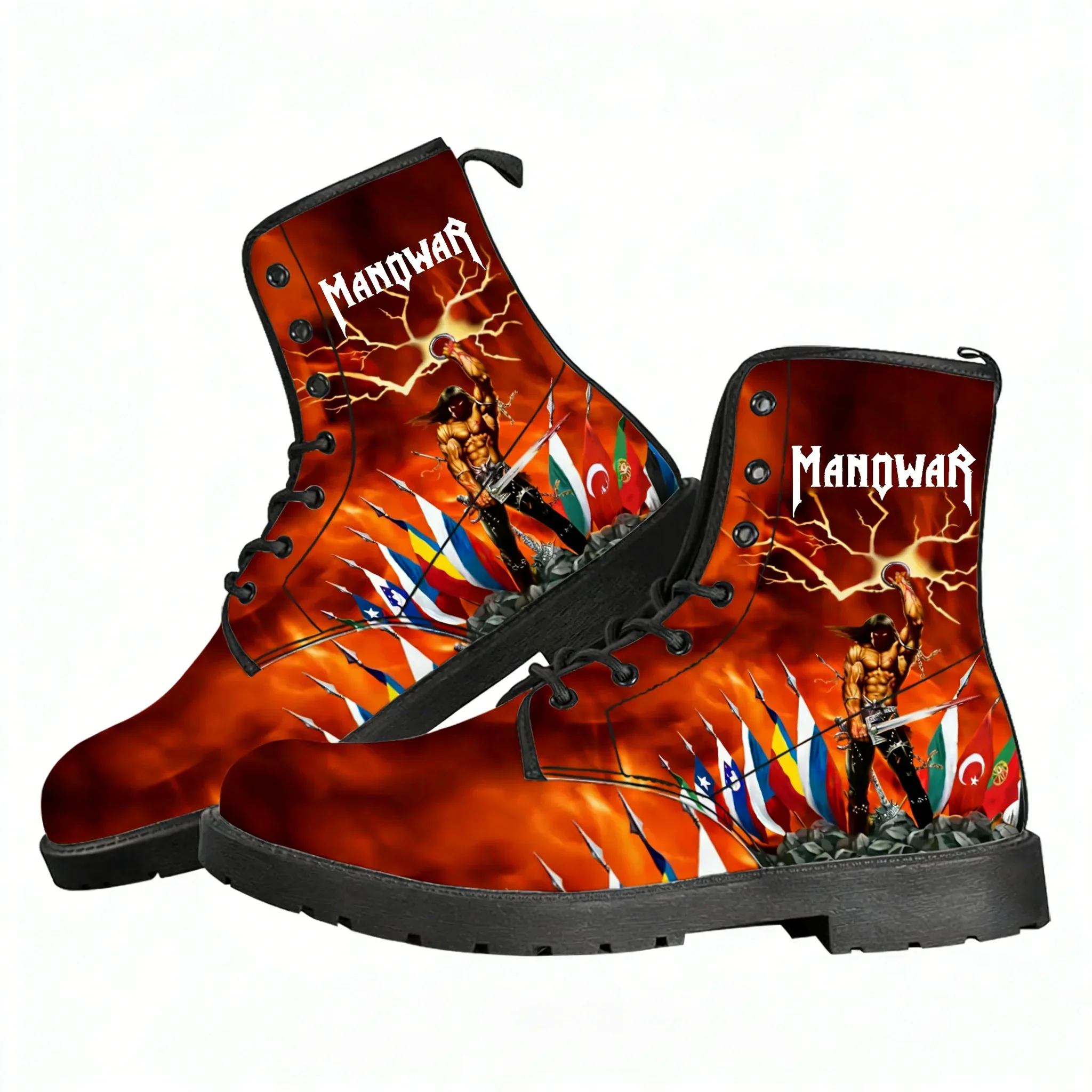 Manowar Band Casual Boots Rock - Women'S Fashion Business Casual incelemesi ve fiyatı