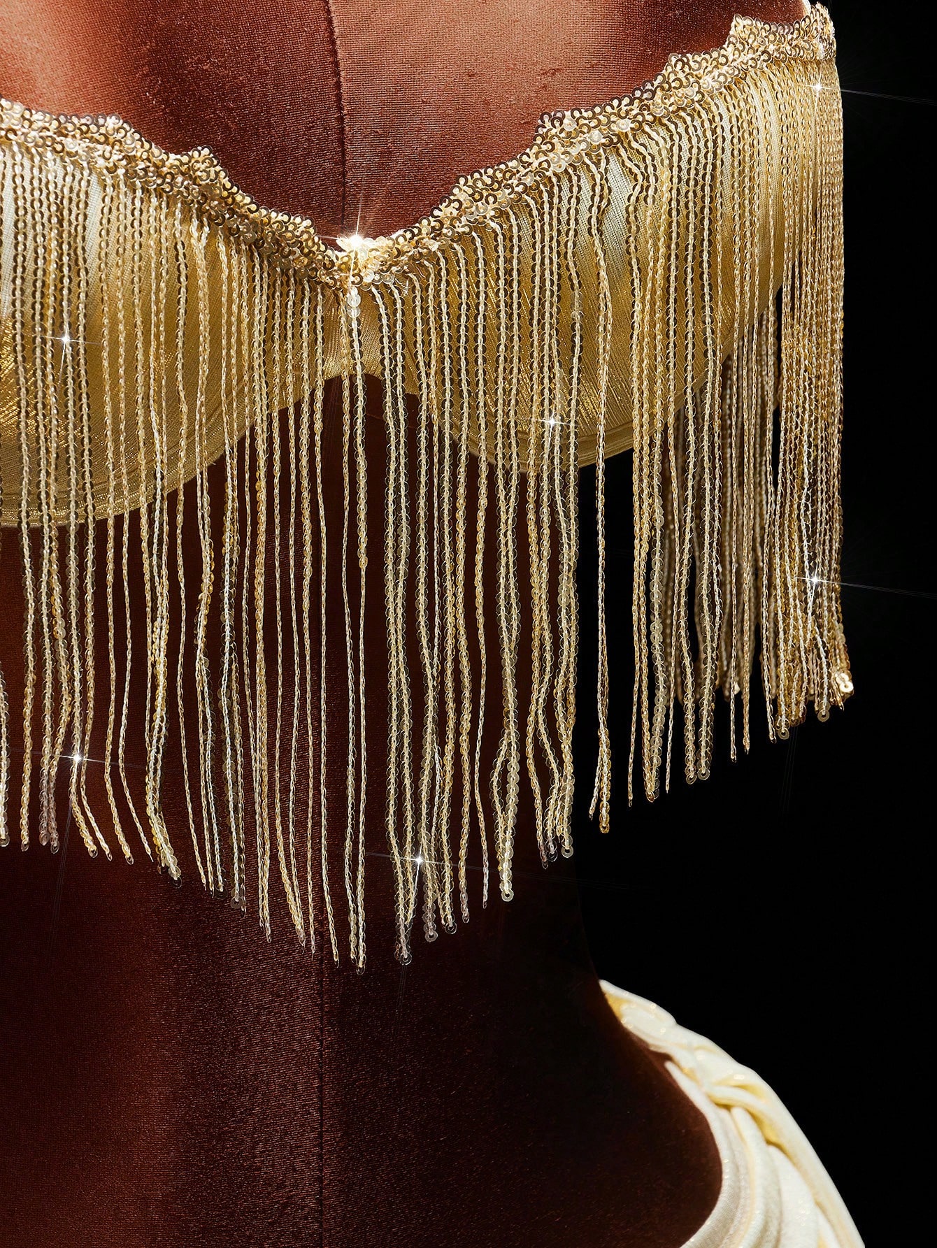 Sequin Tassel Crop Top And Ruf - Crop Top Women incelemesi ve fiyatı