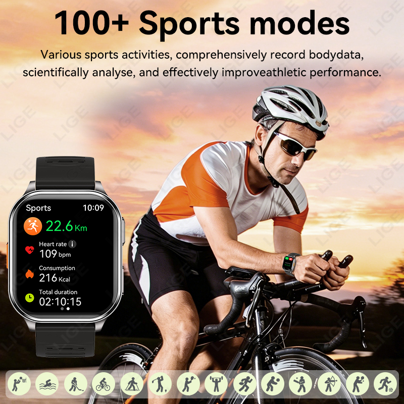 LIGE New Smart Watch Men Women - Women Fashion Video incelemesi ve fiyatı
