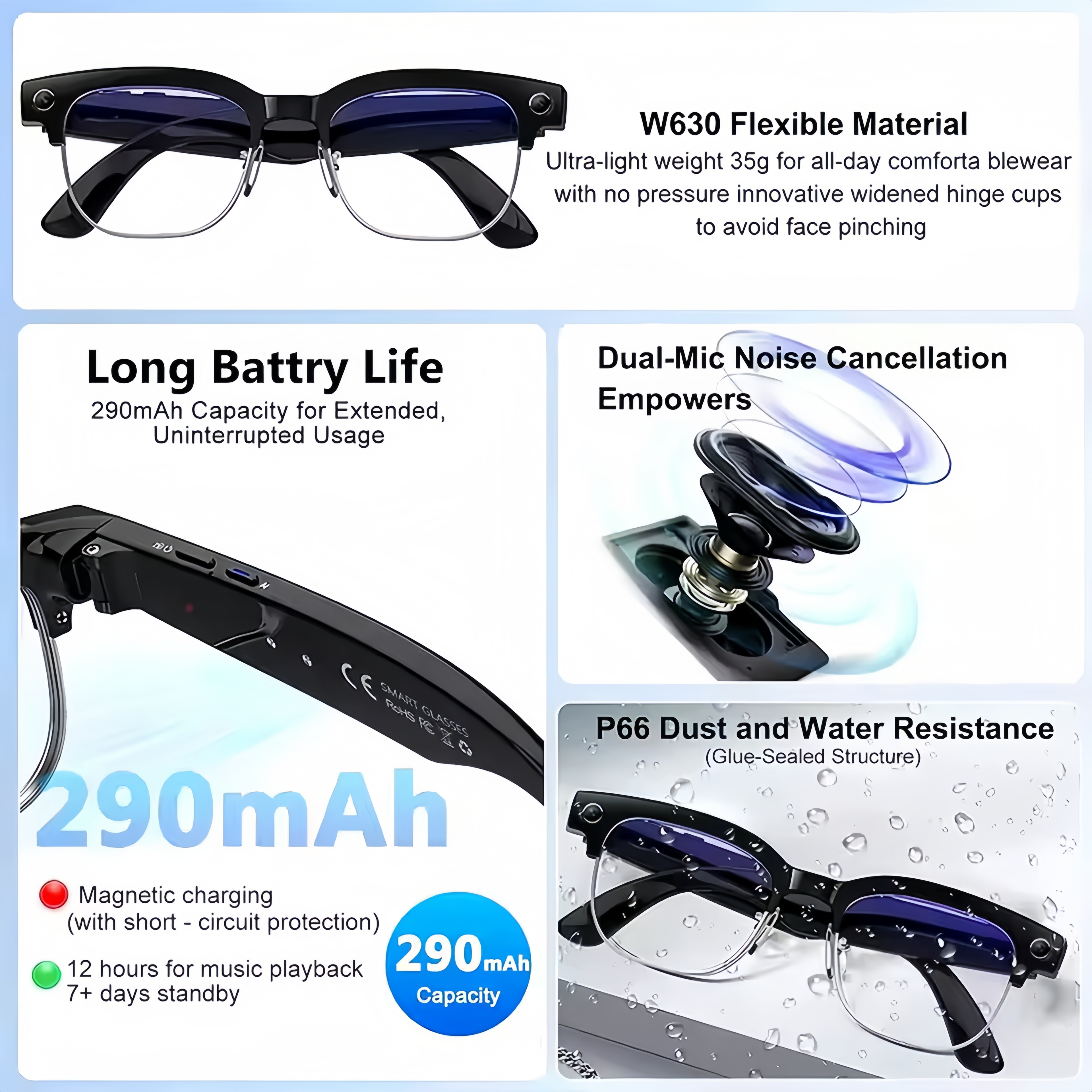 2026New 800W AI Smart Glasses  - Women Fashion Video incelemesi ve fiyatı