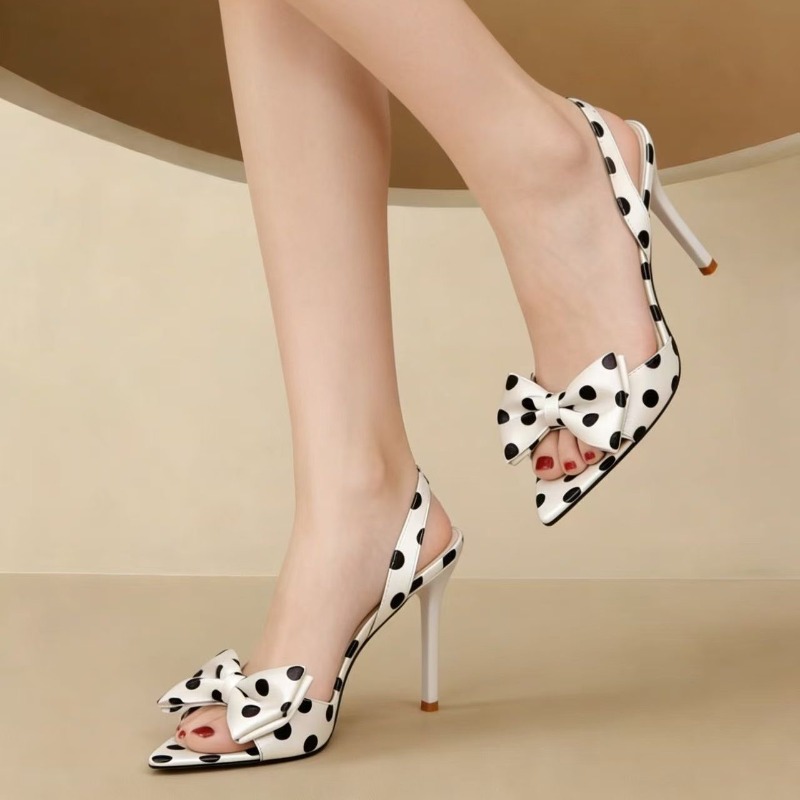 French Polka Dot Bow Pointed T - Women'S Fashion Line incelemesi ve fiyatı