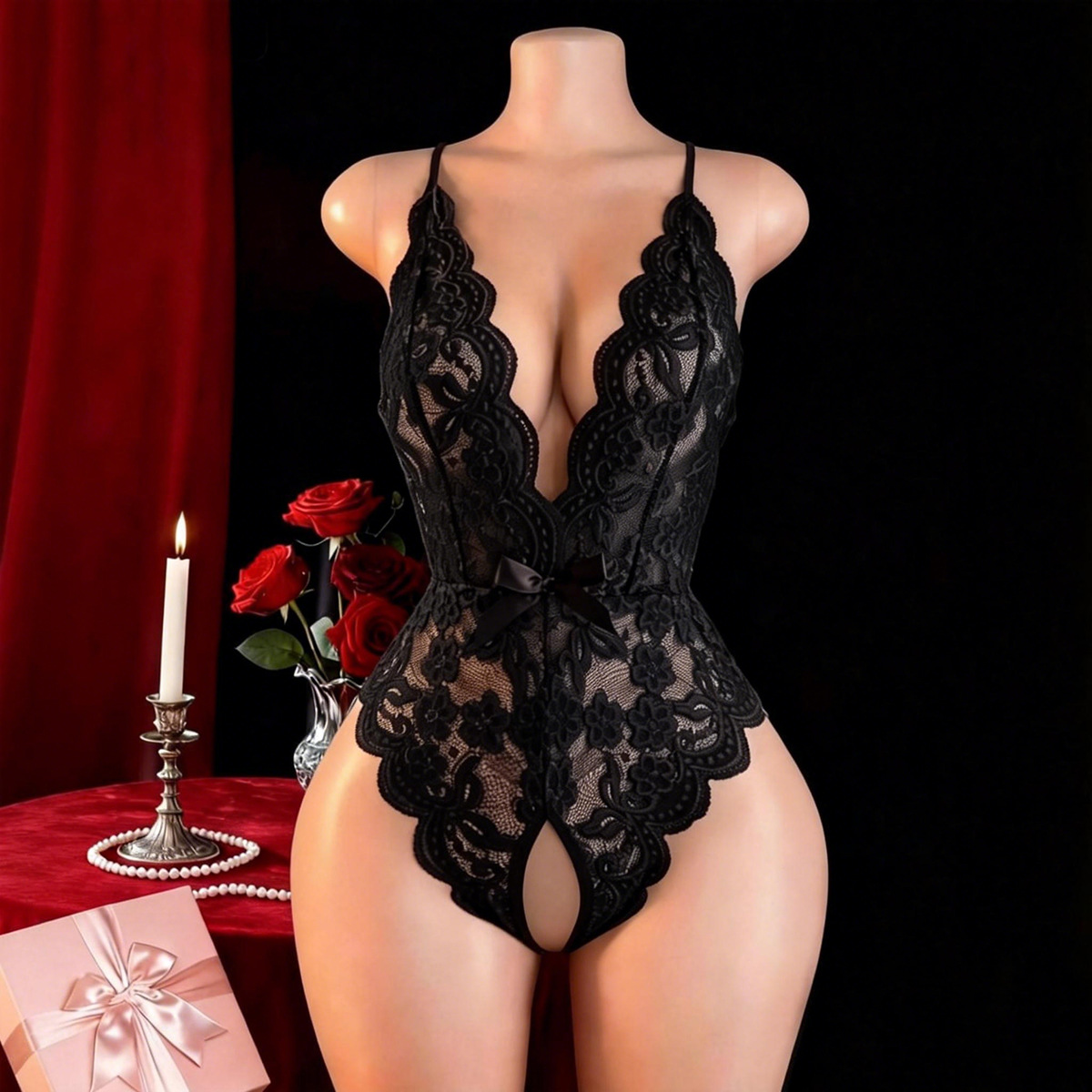 Hot Crotchless Sexy Lingerie F - Women'S Fashion Line incelemesi ve fiyatı