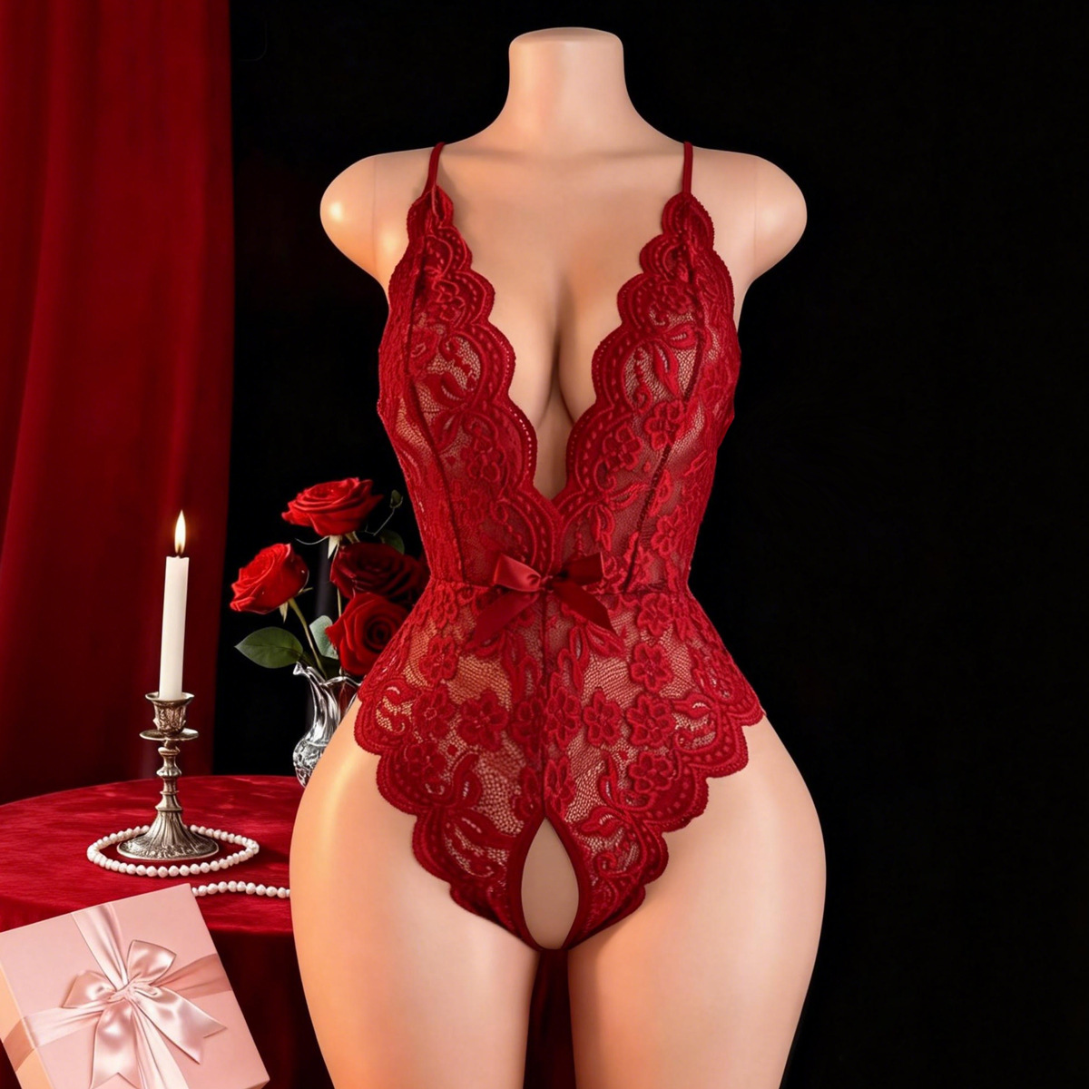 Hot Crotchless Sexy Lingerie F - Women'S Fashion Line incelemesi ve fiyatı