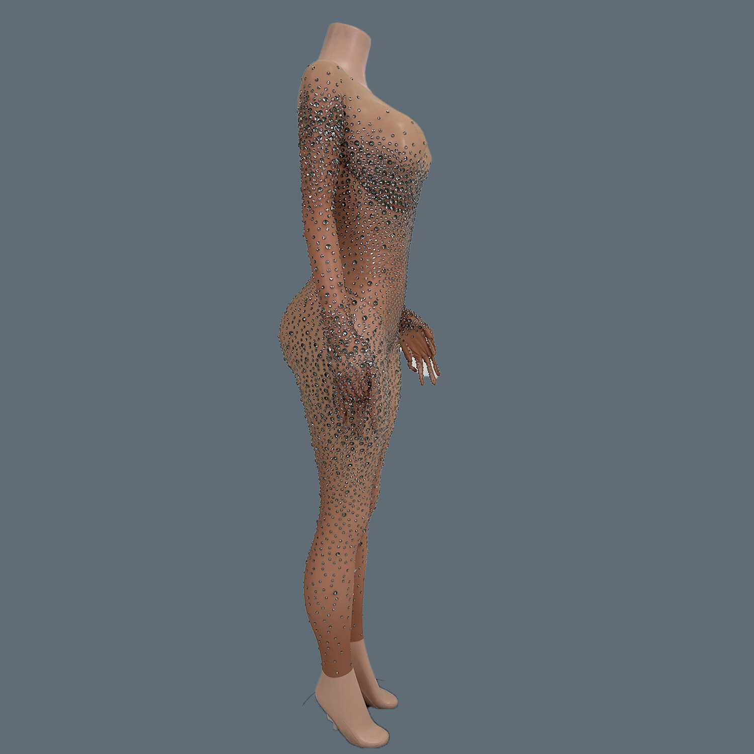 Sexy Stage Costume Full Rhines - Women Fashion Photoshoot incelemesi ve fiyatı