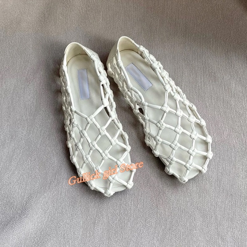 French Woven Mesh Hollow flat  - Women'S Fashion Line incelemesi ve fiyatı
