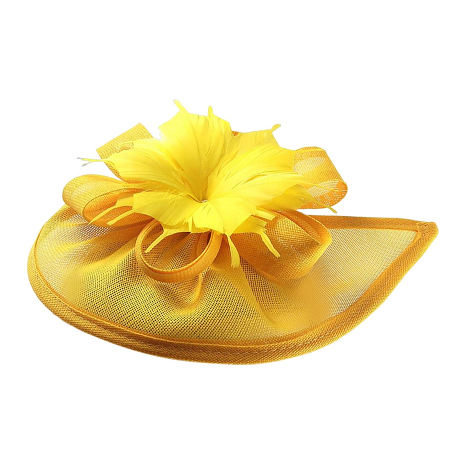Flower Feather Fascinator Hat  - Women'S Fashion Kentucky Derby incelemesi ve fiyatı