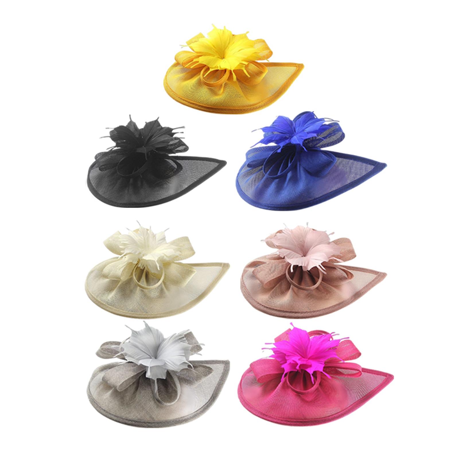 Flower Feather Fascinator Hat  - Women'S Fashion Kentucky Derby incelemesi ve fiyatı
