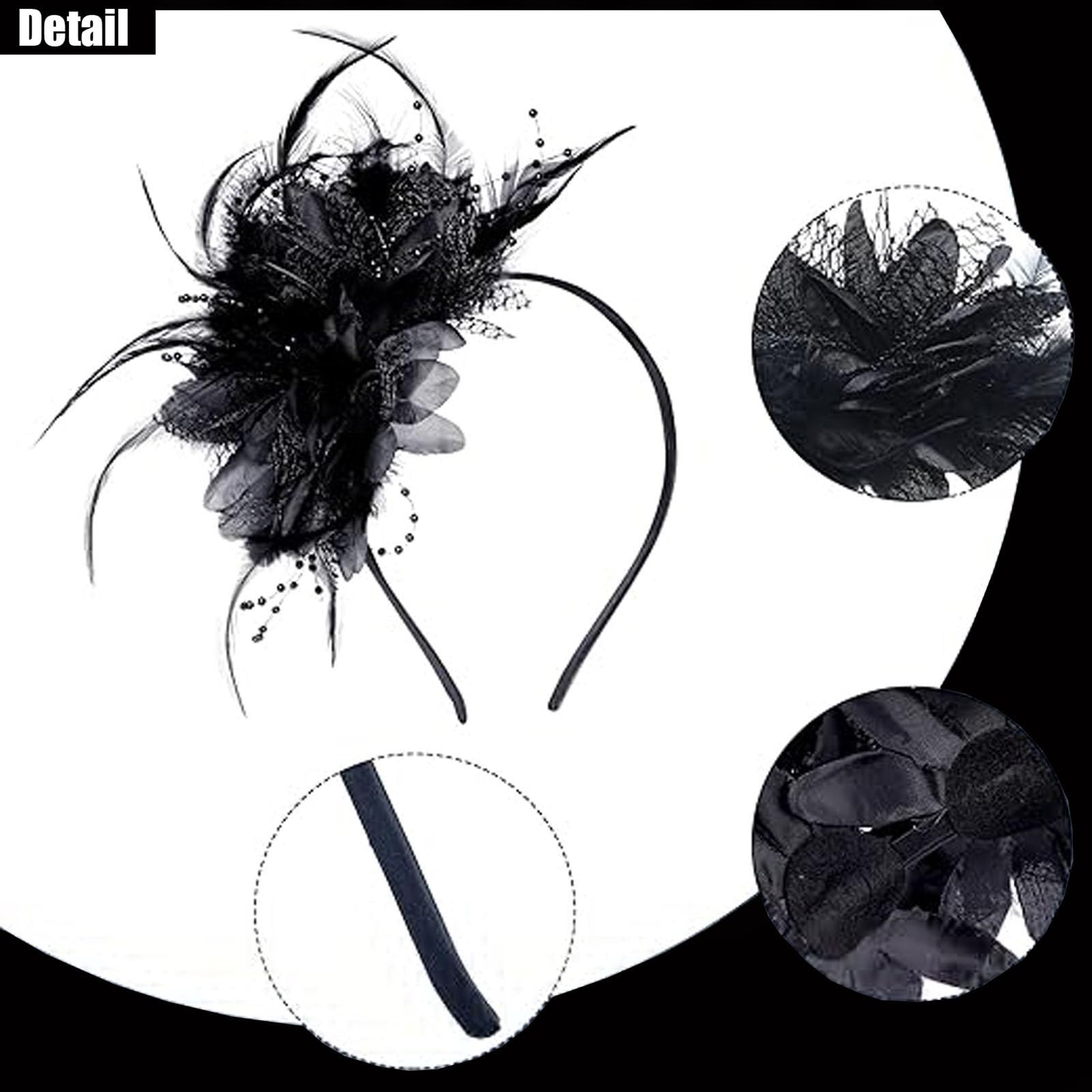Elegant Feathered Headpiece wi - Women'S Fashion Kentucky Derby incelemesi ve fiyatı