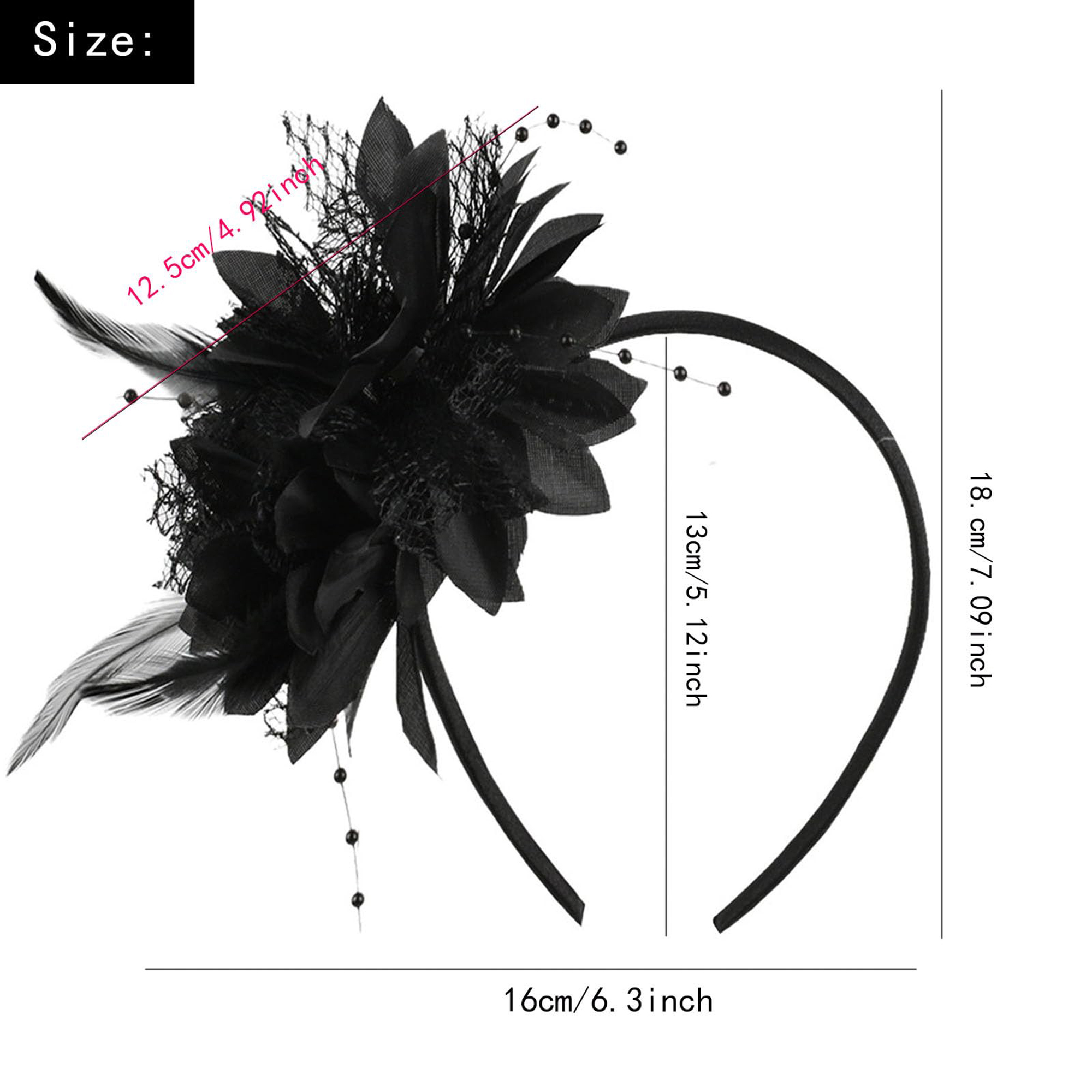 Elegant Feathered Headpiece wi - Women'S Fashion Kentucky Derby incelemesi ve fiyatı
