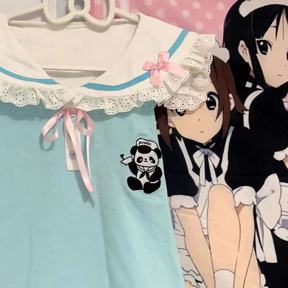 Japanese Cute Bow T Shirts Wom - Women Fashion Necklace incelemesi ve fiyatı