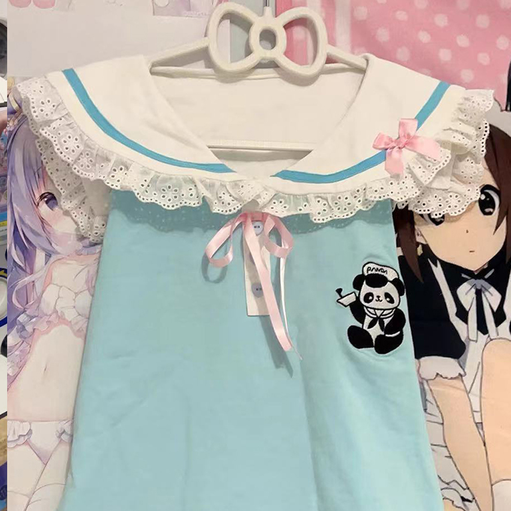 Japanese Cute Bow T Shirts Wom - Women Fashion Necklace incelemesi ve fiyatı