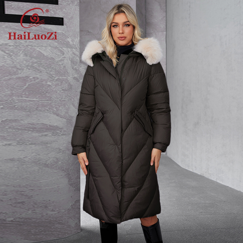 HaiLuoZi 2024 Women's Winter P - Women'S Fashion Long Coat incelemesi ve fiyatı