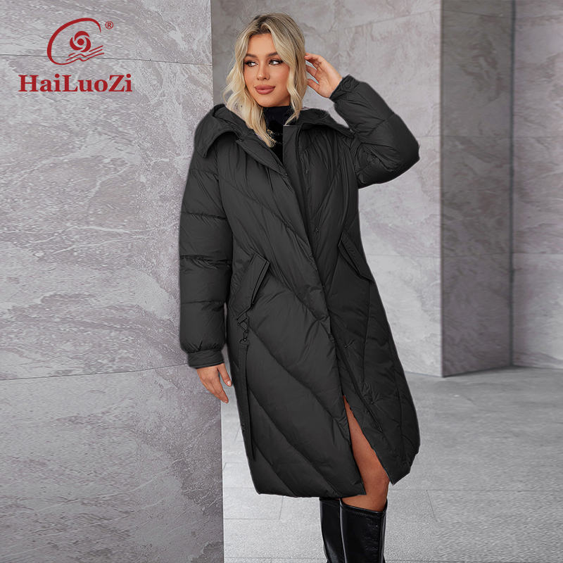 HaiLuoZi 2024 Women's Winter P - Women'S Fashion Long Coat incelemesi ve fiyatı