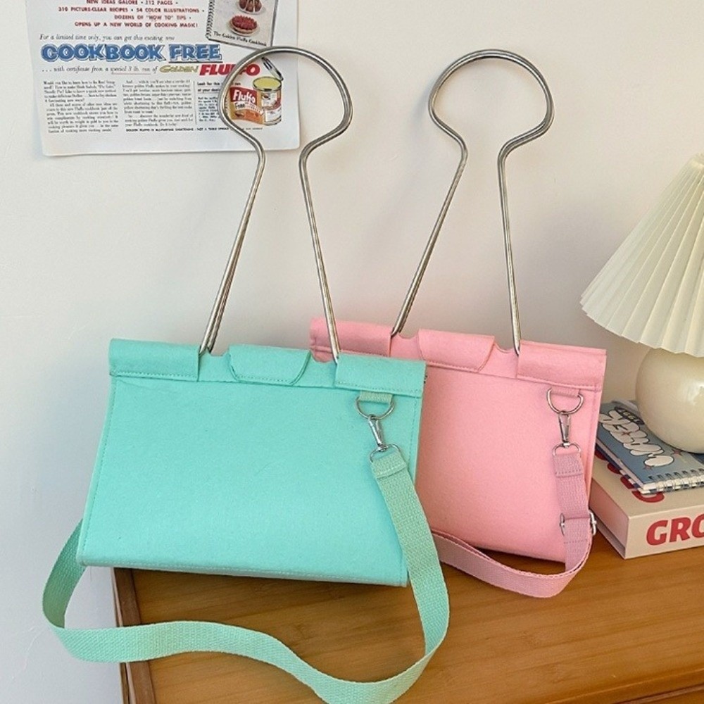 Large-Capacity Felt Binder Cli - Women Fashion Fun incelemesi ve fiyatı