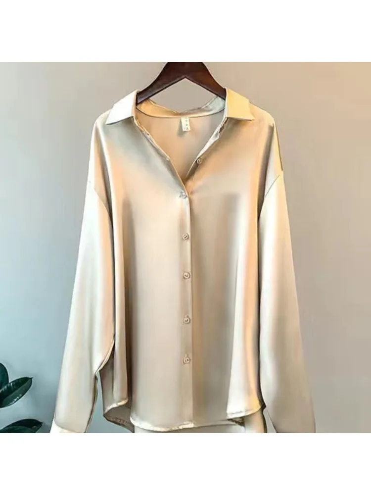 Plus Size Casual Women Silk Sh - Women'S Fashion Essentials incelemesi ve fiyatı