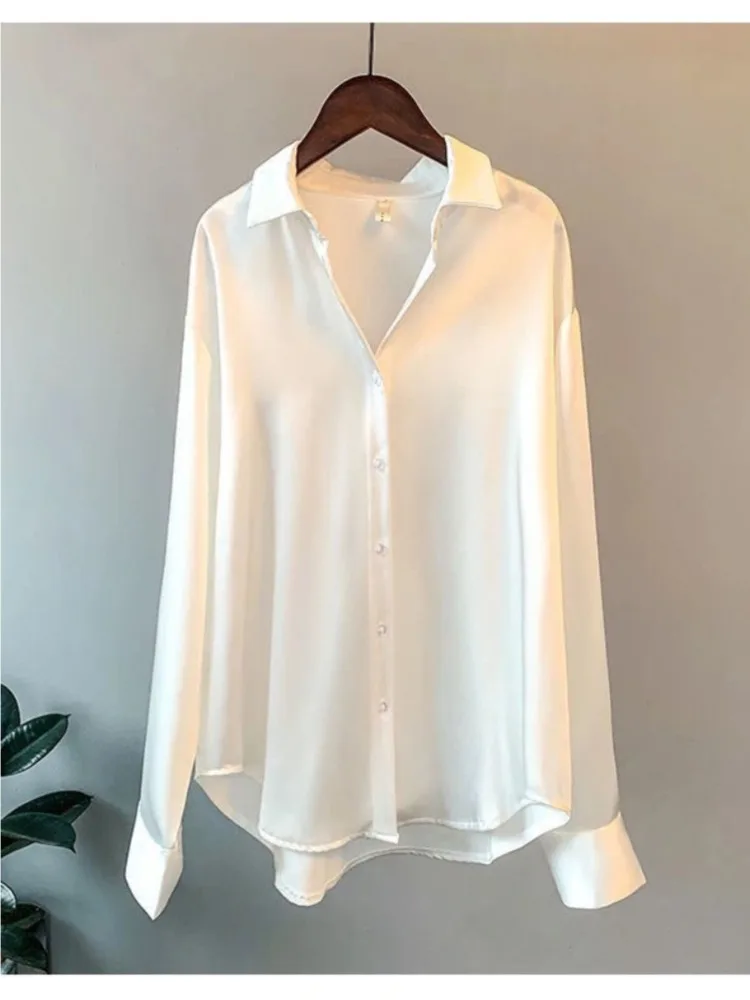 Plus Size Casual Women Silk Sh - Women'S Fashion Essentials incelemesi ve fiyatı